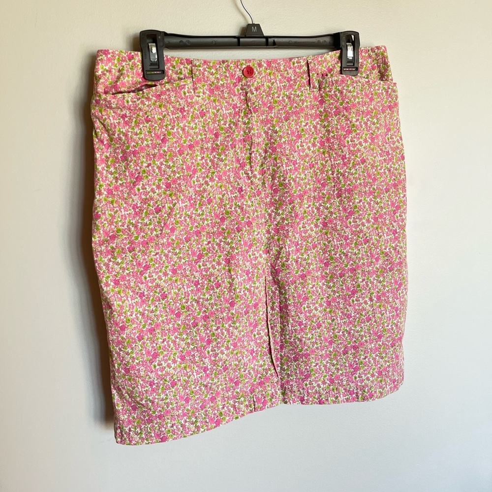 jones new york sport stretch floral skirt
